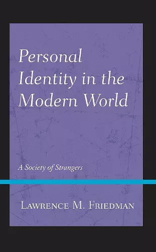 Personal Identity in the Modern World cover