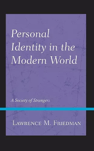 Personal Identity in the Modern World cover