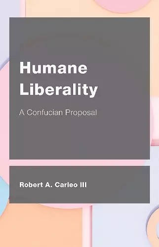 Humane Liberality cover