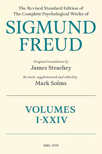 The Revised Standard Edition of the Complete Psychological Works of Sigmund Freud cover