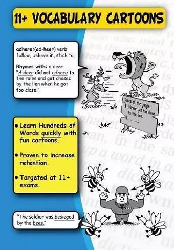 11+ Vocabulary Cartoons cover