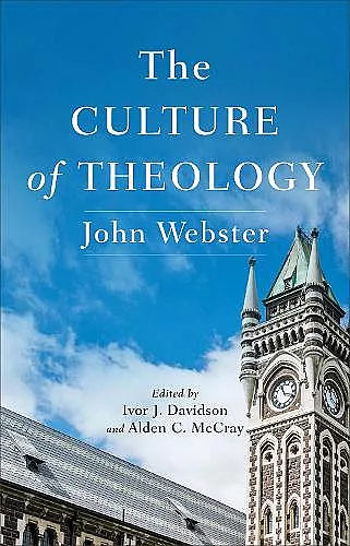 The Culture of Theology cover