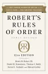 Robert's Rules of Order Newly Revised, 12th edition cover