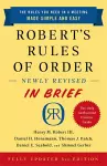 Robert's Rules of Order Newly Revised In Brief, 3rd edition cover