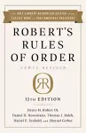 Robert's Rules of Order Newly Revised, 12th edition cover