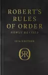 Robert's Rules of Order Newly Revised, Deluxe 12th edition cover