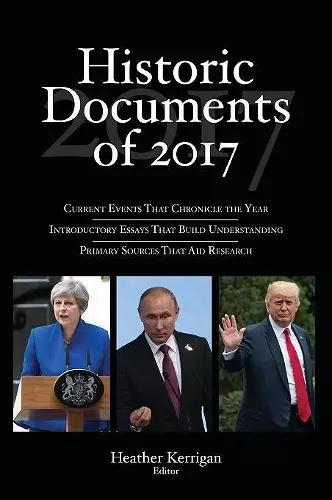 Historic Documents of 2017 cover