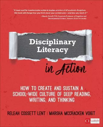 Disciplinary Literacy in Action cover