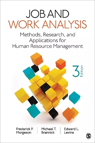 Job and Work Analysis cover