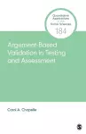 Argument-Based Validation in Testing and Assessment cover
