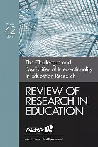 Review of Research in Education cover