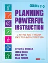 Planning Powerful Instruction, Grades 2-5 cover