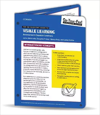 The On-Your-Feet Guide to Visible Learning cover