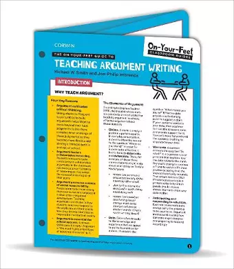 The On-Your-Feet Guide to Teaching Argument Writing cover