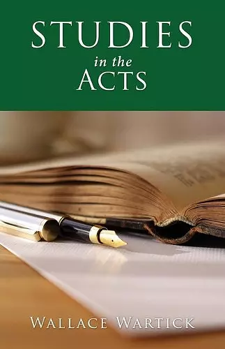 Studies in Acts cover