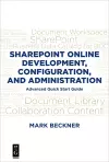 SharePoint Online Development, Configuration, and Administration cover