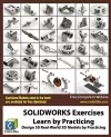 SOLIDWORKS Exercises - Learn by Practicing cover