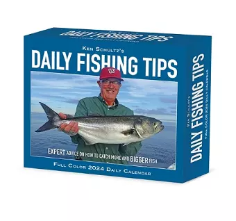 Ken Schultz's Daily Fishing Tips 2024 6.2 X 5.4 Box Calendar cover