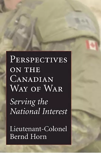 Perspectives on the Canadian Way of War cover