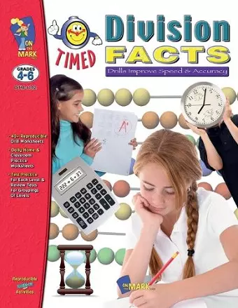 Timed Division Drill Facts Grades 4-6 cover