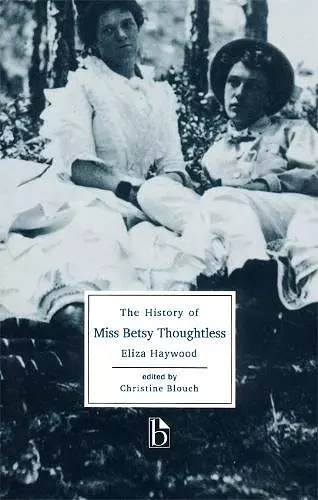 The History of Miss Betsy Thoughtless cover