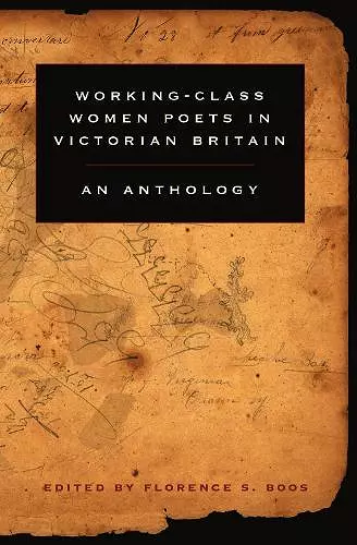 Working-Class Women Poets in Victorian Britain cover