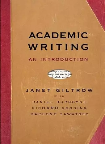 Academic Writing cover