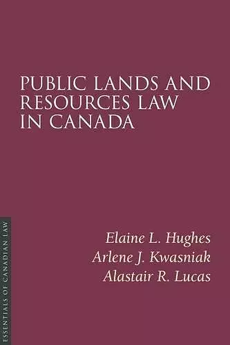 Public Lands and Resources Law in Canada cover