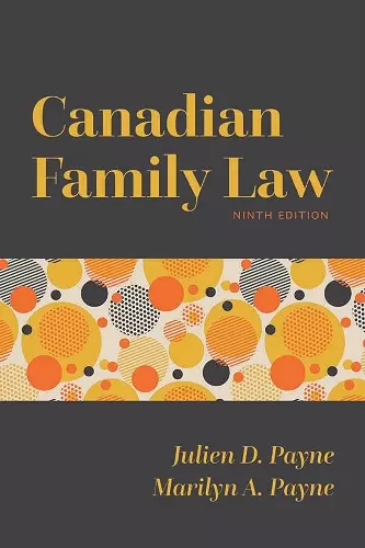 Canadian Family Law, Ninth Edition cover
