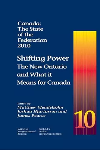 Canada: The State of the Federation, 2010 cover