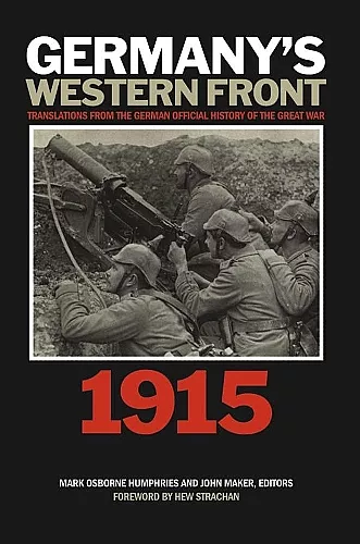 Germany’s Western Front: 1915 cover