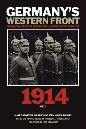 Germany's Western Front: 1914 cover