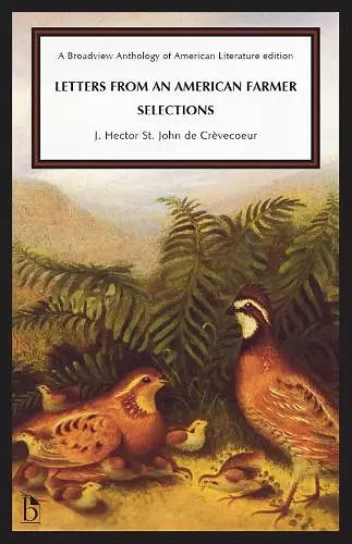 Letters from an American Farmer: Selections cover