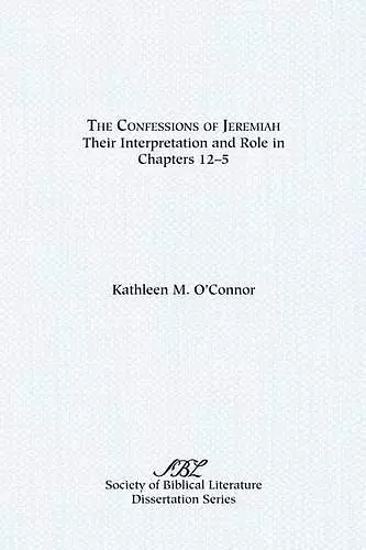 The Confessions of Jeremiah cover