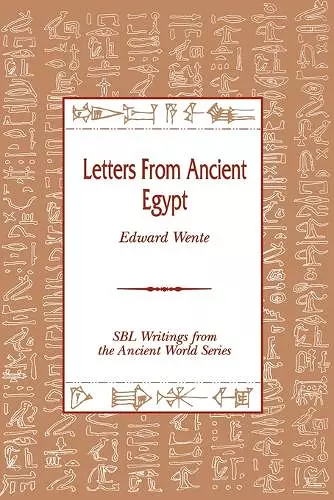 Letters from Ancient Egypt cover