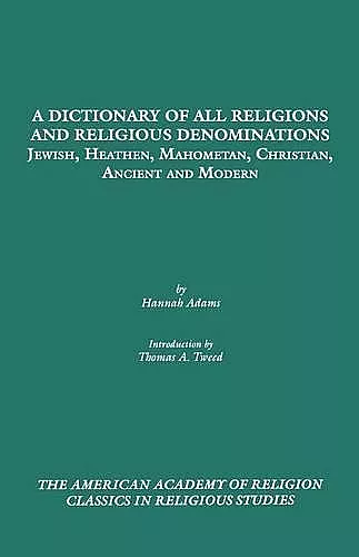 A Dictionary of All Religions and Religious Denominations cover