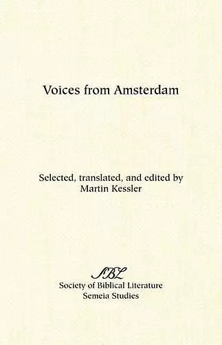 Voices from Amsterdam cover