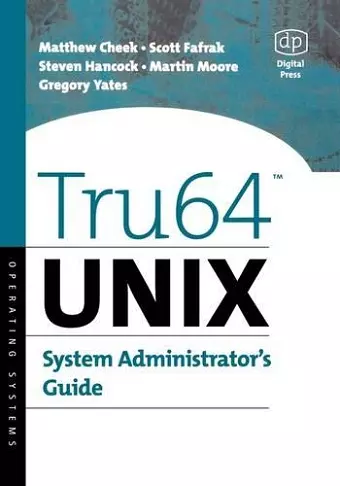 Tru64 UNIX System Administrator's Guide cover