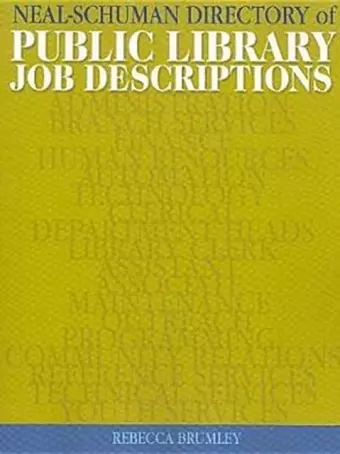 The Neal-Schuman Directory of Public Library Job Descriptions cover