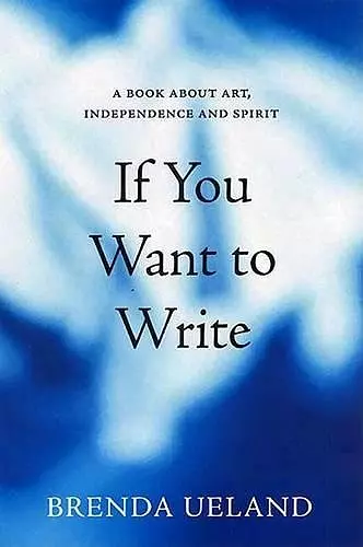 If You Want To Write cover