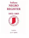 Indiana Negro Register, 1852-1865 cover