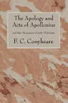 The Apology and Acts of Apollonius cover