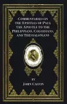 Commentaries on the Epistles of Paul the Apostle to the Philippians, Colossians, and Thessalonians cover