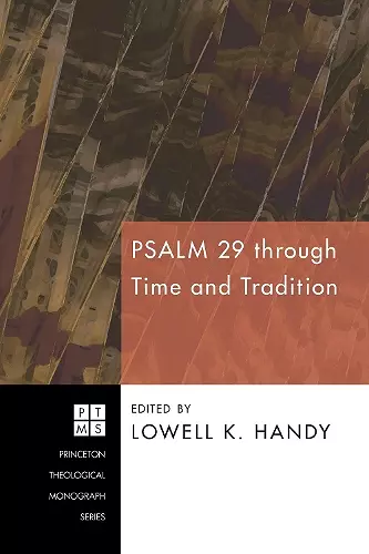 Psalm 29 Through Time and Tradition cover