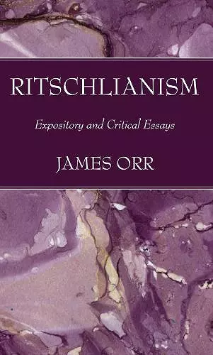 Ritschlianism cover