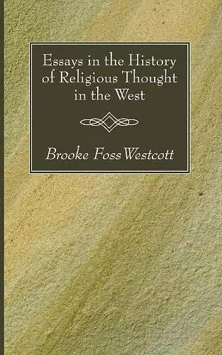 Essays in the History of Religious Thought in the West cover