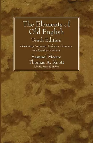 The Elements of Old English, Tenth Edition cover