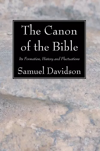 The Canon of the Bible cover