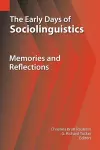 The Early Days of Sociolinguistics cover