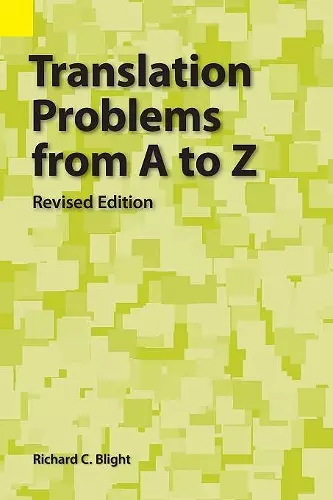 Translation Problems from A to Z cover